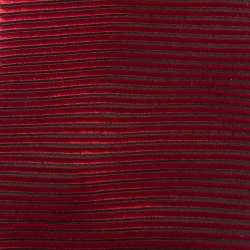 Pre Owned Giorgio Armani Vintage Red Striped Jacquard Silk Traditional Tie 