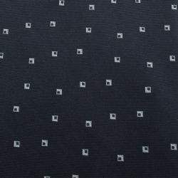 Giorgio Armani Dark Grey Printed Silk Tie