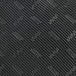 Pre Owned Giorgio Armani Grey Cotton & Silk Jacquard Tie