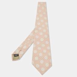 Louis Vuitton Men's Polkadot Silk Tie