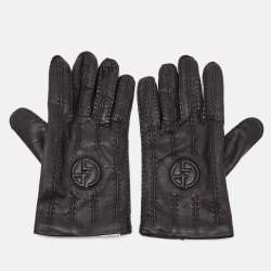 GIORGIO ARMANI, White Men's Gloves