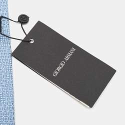 Giorgio Armani Blue Patterned Silk Tie