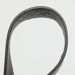 Pre Owned Giorgio Armani Brown Leather Messengers Bag