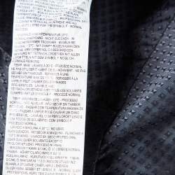 Giorgio Armani Grey Patterned Cotton Buttoned Up Shirt M