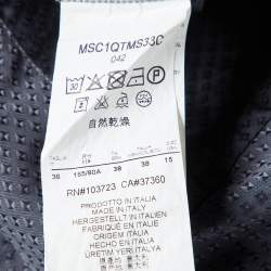 Giorgio Armani Grey Patterned Cotton Buttoned Up Shirt M