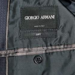 Giorgio Armani Navy Blue Virgin Wool Tailored Suit M
