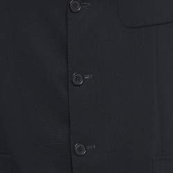 Giorgio Armani Vintage Black Wool Single Breasted Blazer M