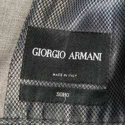 Giorgio Armani Grey Wool Soho Tailored Suit M