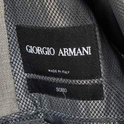 Giorgio Armani Grey Wool Soho Tailored Suit M