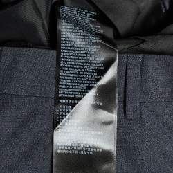 Giorgio Armani Dark Blue Wool Tailored Trousers M