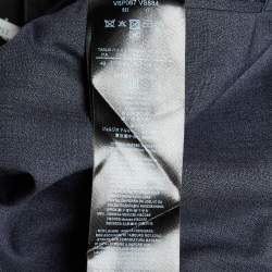 Giorgio Armani Dark Blue Wool Tailored Trousers M