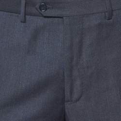 Giorgio Armani Black Wool Tailored Trousers M