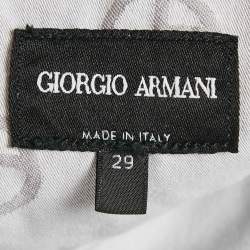 Giorgio Armani White Denim Jeans XS Waist 29"
