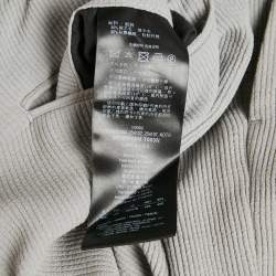 Giorgio Armani Grey Stripe Wool Blend Straight Leg Pants M