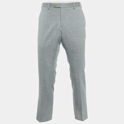 Giorgio Armani Grey Virgin Wool Pants L