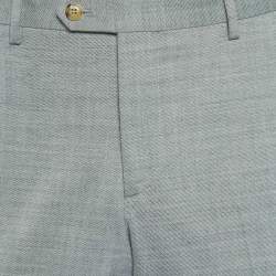 Giorgio Armani Grey Virgin Wool Pants L