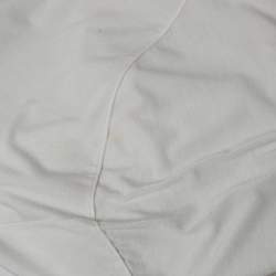 Giorgio Armani White Jersey Round Neck T-Shirt M