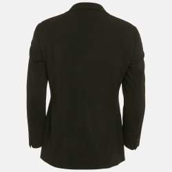 Giorgio Armani Black Wool Single Breasted Blazer S