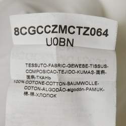 Pre Owned Giorgio Armani White Cotton Long Sleeve Shirt M