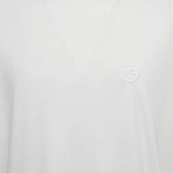 Giorgio Armani White Jersey Crewneck T-Shirt 4XL