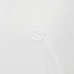 Giorgio Armani White Jersey Crewneck T-Shirt 4XL