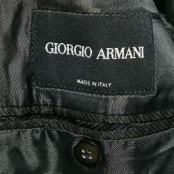 Giorgio Armani Vintage Black Velvet Pants Suit XXL/XXXL 