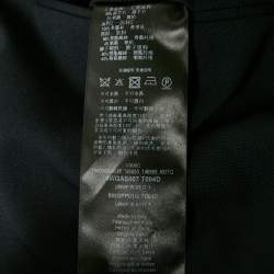 Giorgio Armani Navy Blue Wool Regular Fit Formal Pants M