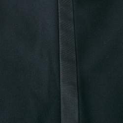 Giorgio Armani Navy Blue Wool Regular Fit Formal Pants M