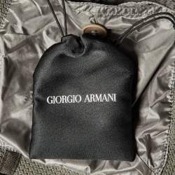 Giorgio Armani Grey Mesh Suit M