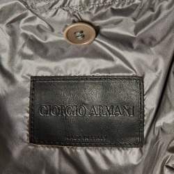 Giorgio Armani Grey Mesh Suit M