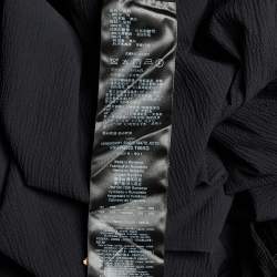 Pre Owned Giorgio Armani Black Cotton Belted Shorts XXL