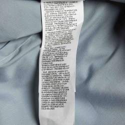 Pre Owned Giorgio Armani Grey Cotton Button Front Long Sleeve Shirt XXL