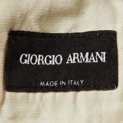 Pre Owned Giorgio Armani Beige Linen Blend Pants XXL