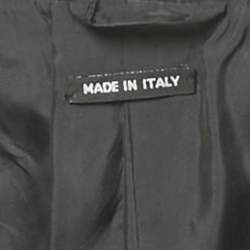 Pre Owned Giorgio Armani Navy Blue Striped Wool Tailored Suit XXL