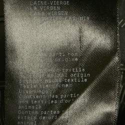 Pre Owned بدلة جورجيو أرماني صوف أسود بمقاس كبير