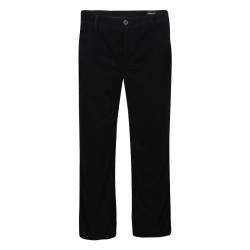 Giorgio Armani Black Velvet Chevron Pattern Pants XL