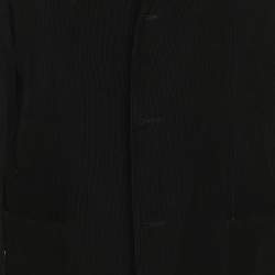 مملوكة مسبقًا Giorgio Armani Black Wool Single Breasted Blazer XXL