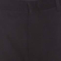 Pre Owned Giorgio Armani Black Stretch Jersey Trousers XL