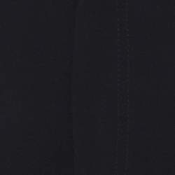 Pre Owned Giorgio Armani Black Straight Fit Formal Trousers M