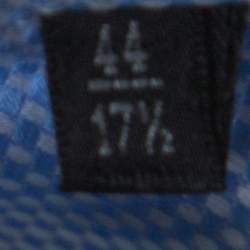 Pre Owned Giorgio Armani Classico Light Blue Cotton Woven Long Sleeve Shirt 3XL