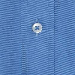 Pre Owned Giorgio Armani Classico Blue Diagonal Pin Stripe Cotton Full Sleeve Shirt 3XL