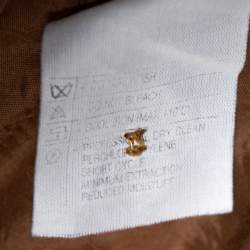Giorgio Armani Vintage Brown Herringbone Wool Blazer M