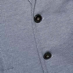 Giorgio Armani Monochrome Patterned Knit Upton Blazer XXL