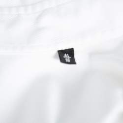 Pre Owned Giorgio Armani White Cotton French Cuff Dress Shirt L