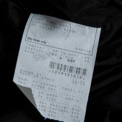 Giorgio Armani Borgo 21 Black Wool Pinstriped Suit 4XL
