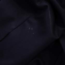 Pre Owned Giorgio Armani Navy Blue Wool Super 150's Button Front Blazer XXL