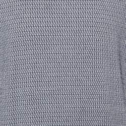 Pre Owned Giorgio Armani Grey Patterned Knit Crewneck T-Shirt XXL