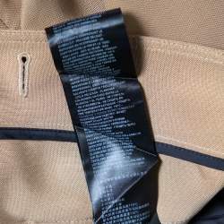 Pre Owned Giorgio Armani Beige Crepe Single Breasted Blazer M