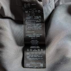 Pre Owned Giorgio Armani Grey Textured Joggers XXXL