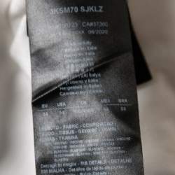 Pre Owned Giorgio Armani White Jersey Logo Embroidered Short Sleeve T-Shirt XXL